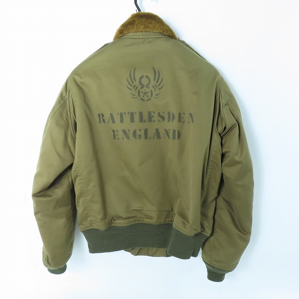 実際に弊社で買取させて頂いたBUZZ RICKSON'S/バズリクソンズ B-10 "ROUGH WEAR CLOTHING CO." 1943 MODEL フライトジャケット BR11133/40の画像 1枚目