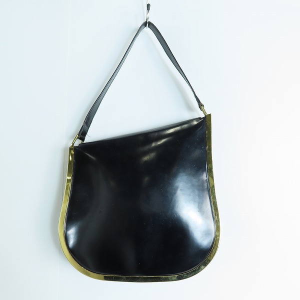 実際に弊社で買取させて頂いたGUCCI/グッチ オールドグッチ エナメル パテントレザー ワンショルダー バッグの画像 1枚目