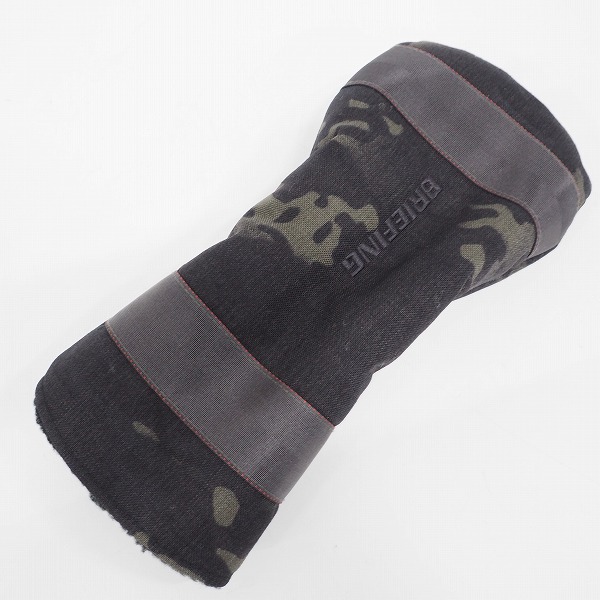 実際に弊社で買取させて頂いたBRIEFING GOLF/ブリーフィング ゴルフ ドライバー/1w用 ヘッドカバー カモフラ 迷彩