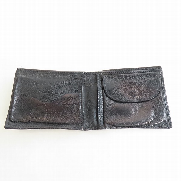 実際に弊社で買取させて頂いたIL BISONTE/イルビゾンテ 二つ折り財布 ウォレット 54-1-411853の画像 3枚目