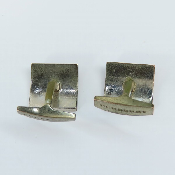 実際に弊社で買取させて頂いたBURBERRY/バーバリー カフス スクエア型の画像 2枚目