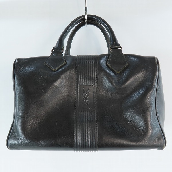 実際に弊社で買取させて頂いたYVES SAINT LAURENT/イブサンローラン レザー ハンドバッグの画像 1枚目