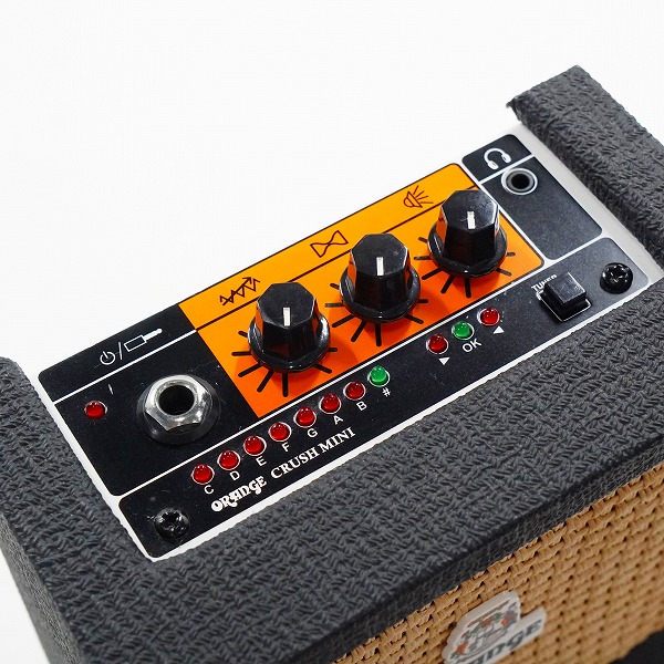 実際に弊社で買取させて頂いたORANGE/オレンジ CRUSH MINI ミニ ギターアンプ コンボアンプ 動作確認済みの画像 2枚目