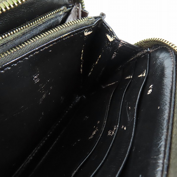 実際に弊社で買取させて頂いたBOTTEGA VENETA/ボッテガヴェネタ イントレチャート ラウンドファスナー 長財布の画像 7枚目