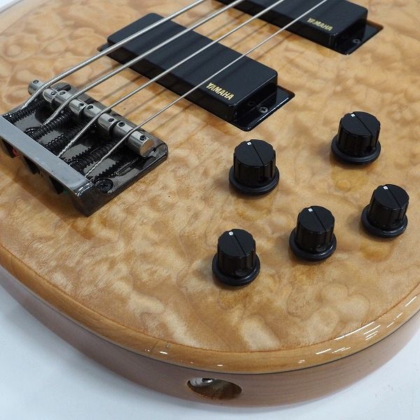 実際に弊社で買取させて頂いた★YAMAHA/ヤマハ TRB1004J NT アクティブ 4弦エレキベース ナチュラル 24F 5ピースネック ギグケース付の画像 6枚目