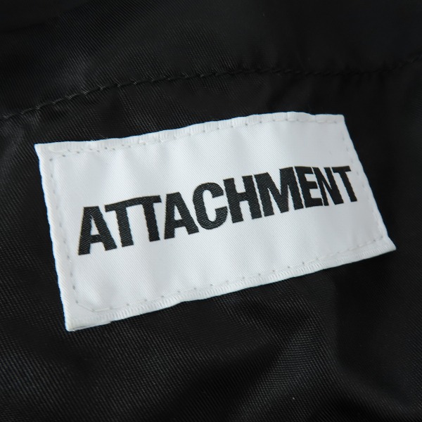 実際に弊社で買取させて頂いたATTACHMENT/アタッチメント シンセティックレザー ショルダーショッピングバッグ AA41-107の画像 4枚目