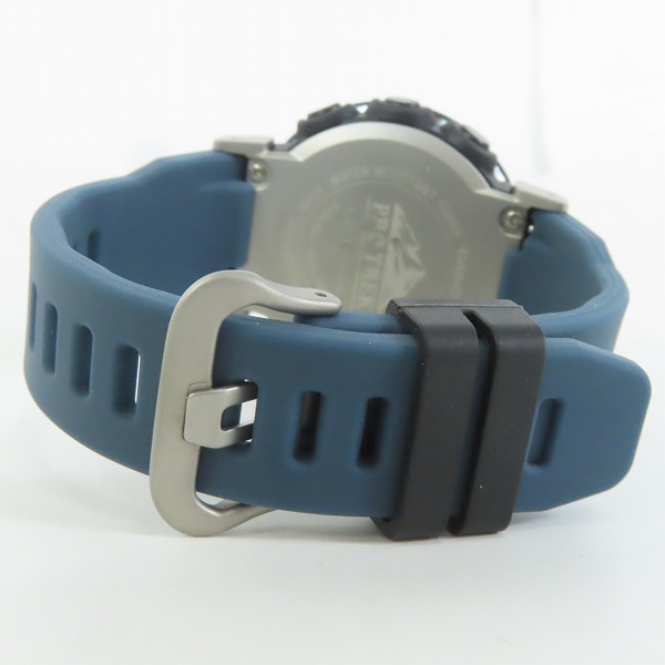 実際に弊社で買取させて頂いた【保証期間内】CASIO/カシオ PROTREK/プロトレック ソーラー/デジタル腕時計 PRG-30-2JFの画像 2枚目