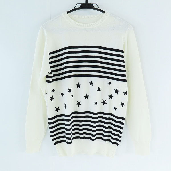 実際に弊社で買取させて頂いたuniform experiment/ユニフォームエクスペリメント ボーダー/スター柄 ニット UE-160092