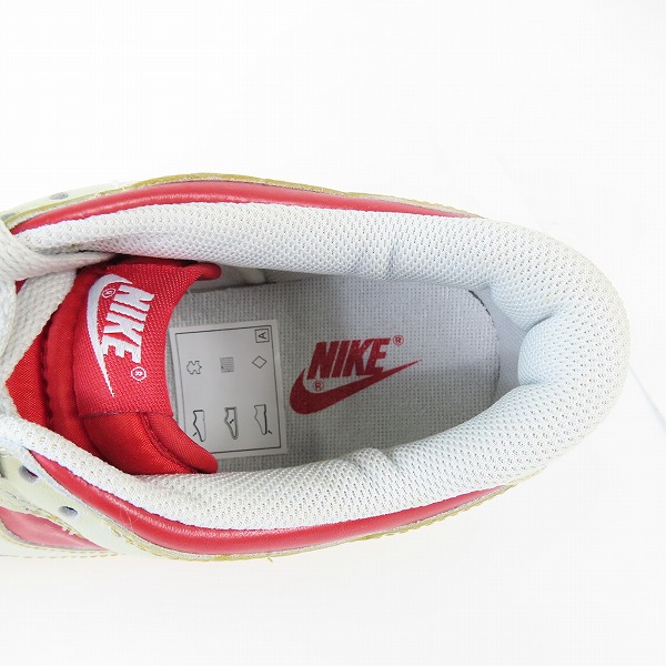 実際に弊社で買取させて頂いた【観賞用】NIKE/ナイキ DUNK LOW/ダンクロー ビンテージ 446242-600/28の画像 4枚目