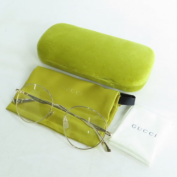 実際に弊社で買取させて頂いたGUCCI /グッチ アレッサンドロ・ミケーレデザイン /眼鏡/メガネフレーム/GG0337Oの画像 9枚目