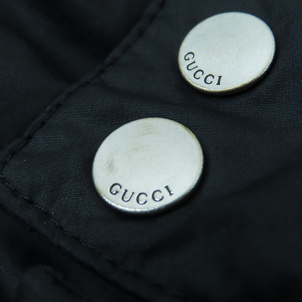 実際に弊社で買取させて頂いたGUCCI/グッチ シェリーライン ジップアップブルゾン 46の画像 8枚目