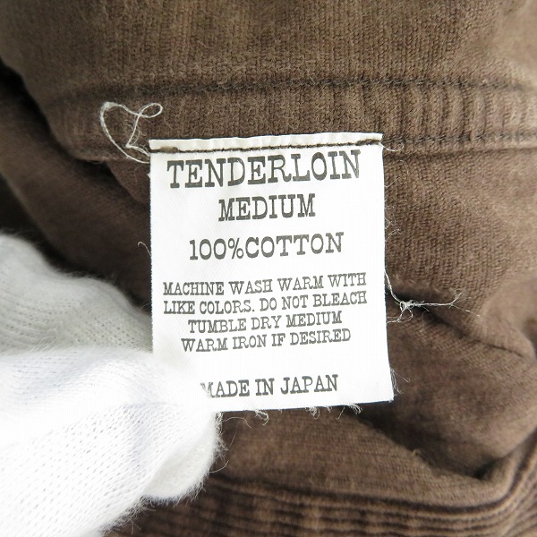 実際に弊社で買取させて頂いたTENDERLOIN/テンダーロイン T-CORDUROY SHT コーデュロイ シャツ/Mの画像 4枚目