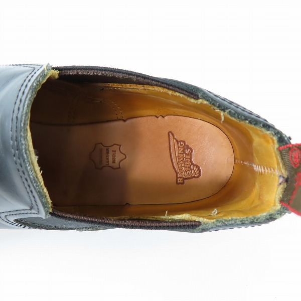 実際に弊社で買取させて頂いたRED WING/レッドウィング ロメオ サイドゴアブーツ 8142 9Eの画像 4枚目