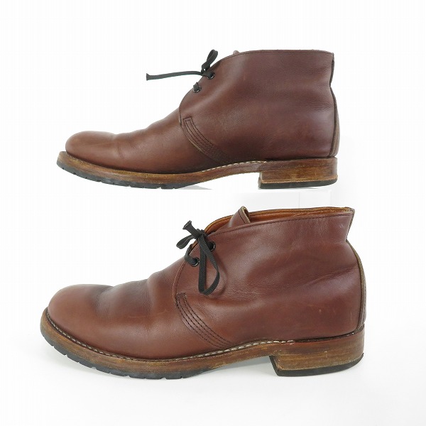 実際に弊社で買取させて頂いたRED WING/レッドウイング 9017 BECKMAN CHUKKA BOOTS ベックマンチャッカブーツ 9.5Dの画像 3枚目