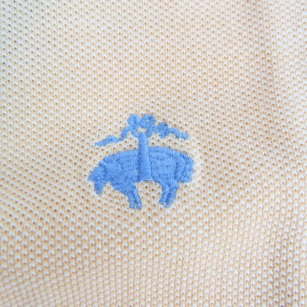 実際に弊社で買取させて頂いたBROOKS BROTHERS/ブルックスブラザーズ ロゴ刺繍 半袖ポロシャツ/ XLの画像 3枚目