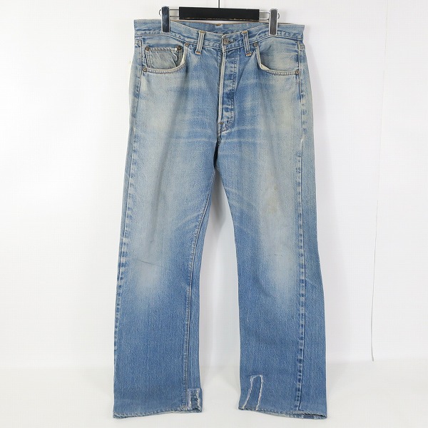 実際に弊社で買取させて頂いたLEVI'S/リーバイス ヴィンテージ 501 66前期 ボタン裏刻印6 スモールe  ボタンフライ デニムパンツ /36