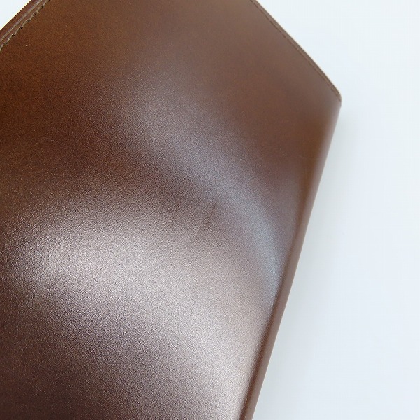 実際に弊社で買取させて頂いた土屋鞄製造所/ツチヤカバン コードバン ロングウォレット/長財布の画像 7枚目