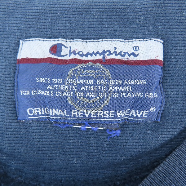 実際に弊社で買取させて頂いたchampion/チャンピオン Reverse Weave/リバースウィーブ SYRACUSE/カレッジロゴ スウェットの画像 2枚目