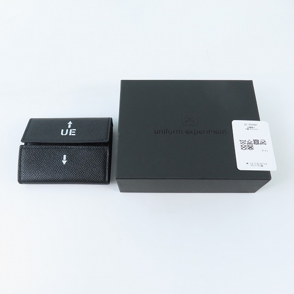 実際に弊社で買取させて頂いたuniform experiment/ユニフォームエクスペリメント三つ折り財布 UE-202097の画像 8枚目