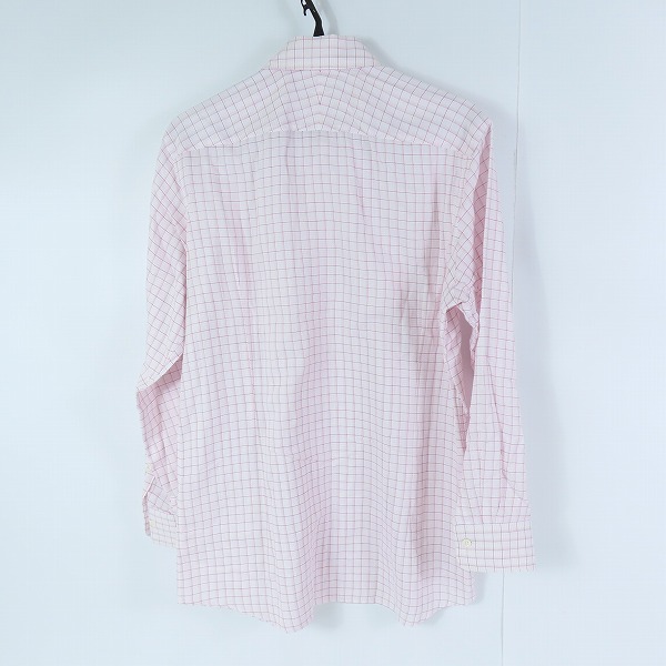 実際に弊社で買取させて頂いたBURBERRY LONDON/バーバリーロンドン 胸刺繍 チェック柄 長袖ボタンシャツ/Mの画像 1枚目
