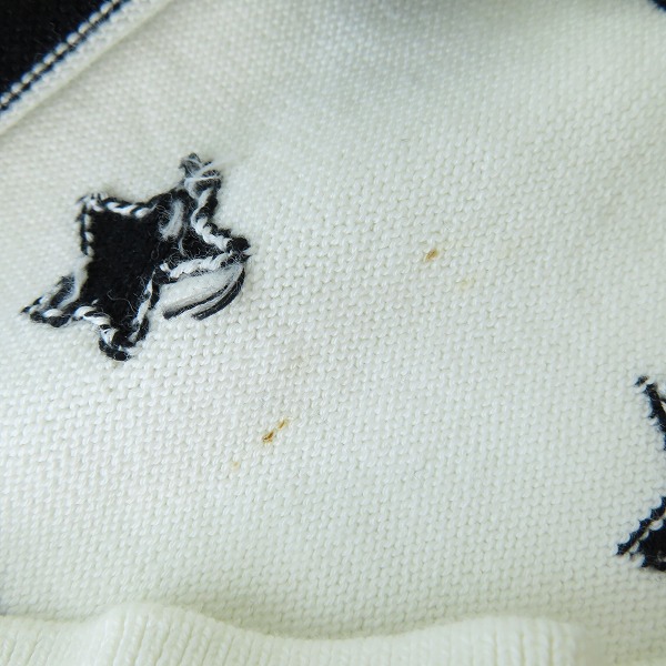 実際に弊社で買取させて頂いたuniform experiment/ユニフォームエクスペリメント ボーダー/スター柄 ニット UE-160092の画像 7枚目