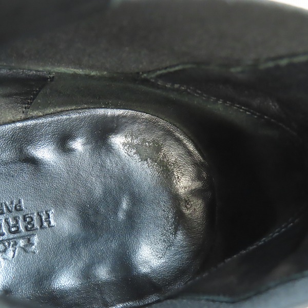 実際に弊社で買取させて頂いたHERMES/エルメス サイドゴア エナメルブーツ の画像 6枚目