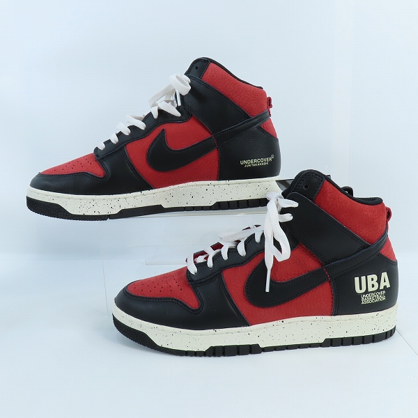 実際に弊社で買取させて頂いた【未使用】NIKE×UNDERCOVER/ナイキ×アンダーカバー DUNK HIGH UBA/ダンクハイ DD9401-600/27.5の画像 3枚目