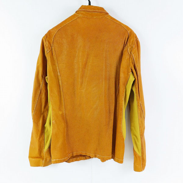 実際に弊社で買取させて頂いたKyoji Maruyama/キョウジマルヤマ カウレザー ジャケット/3の画像 1枚目