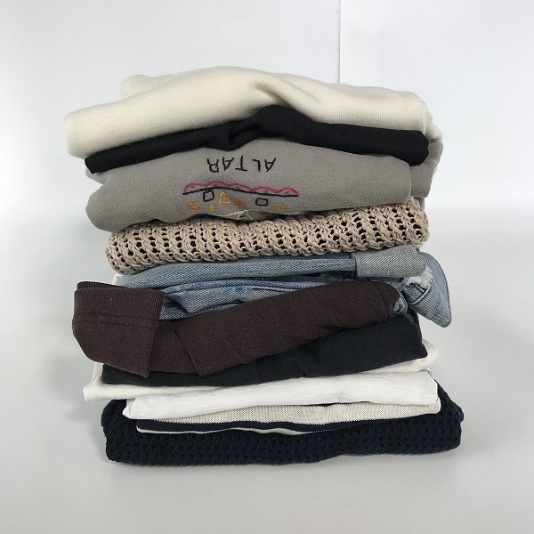 実際に弊社で買取させて頂いた【おまとめ/未使用含む】ジャーナルスタンダード/カルバンクライン/ナノユニバース 等 サマーニット/シャツ/ニット 他の画像 1枚目