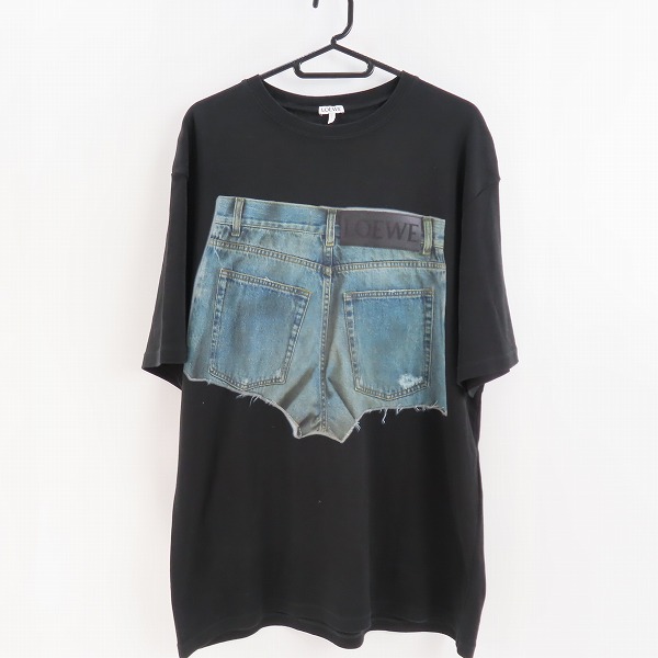 実際に弊社で買取させて頂いたLOEWE/ロエベ デニムショーツ プリントTシャツ H526Y22X37/XS