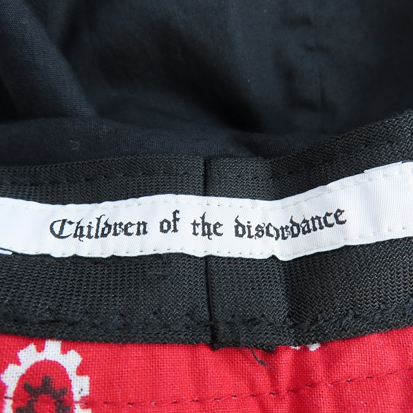 実際に弊社で買取させて頂いたChildren of the discordance/チルドレンオブザディスコーダンス BANDANA BUCKET HAT/バンダナバケットハット COTDAC-827B/2の画像 6枚目