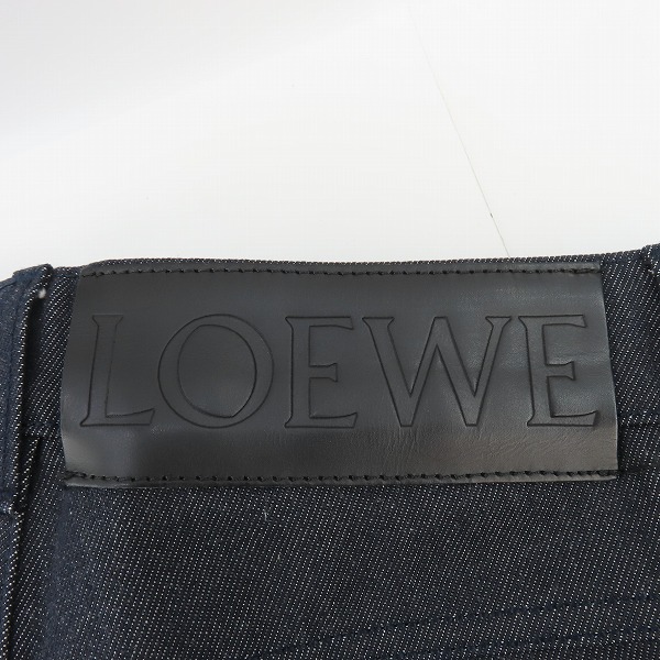 実際に弊社で買取させて頂いたLOEWE/ロエベ アナグラム コットンデニム D2292110UN/36の画像 2枚目