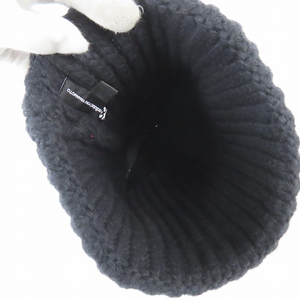 実際に弊社で買取させて頂いたY-3/ワイスリー adidas×YOHJI YAMAMOTOアディダス×ヨウジヤマモト ニット帽 ワッチキャップ ビーニー 帽/OSFAの画像 6枚目