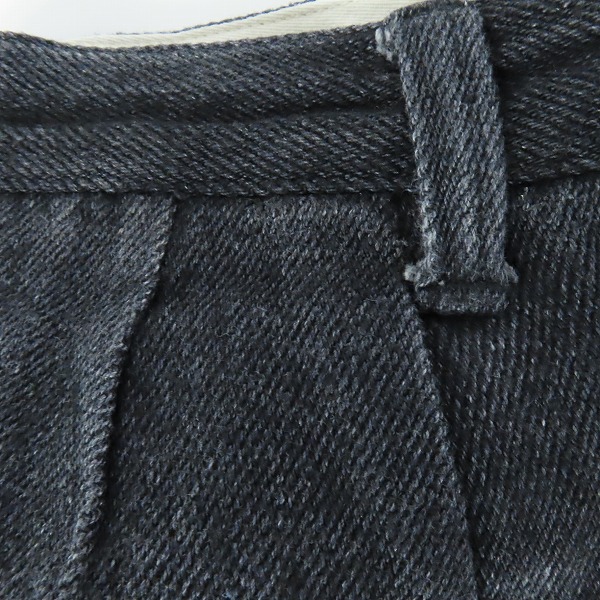 実際に弊社で買取させて頂いたDESCENDANT/ディセンダント DC-3 Wide ワイドパンツ ブラック/2の画像 8枚目