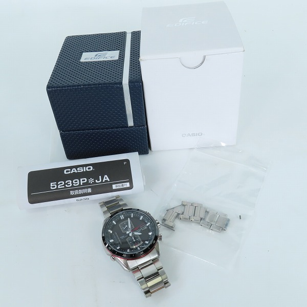 実際に弊社で買取させて頂いたCASIO/カシオ EDIFICE/エディフィス マルチバンド6 スマートアクセス/ソーラー電波 EQW-A1100DB-1AJFの画像 8枚目