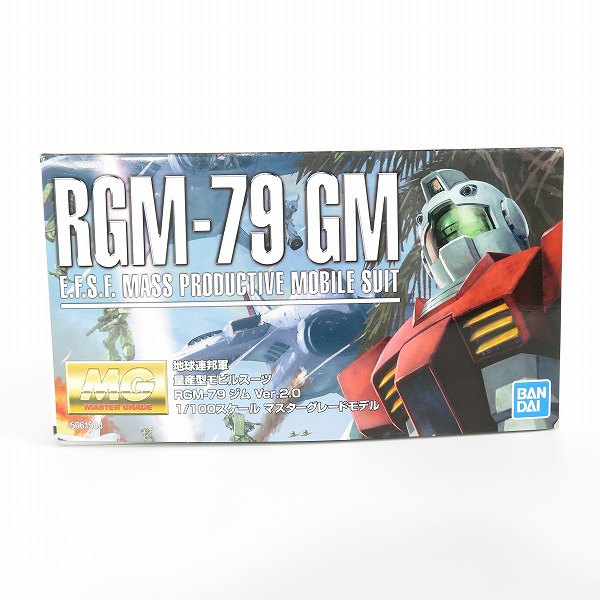 実際に弊社で買取させて頂いた【未組立】BANDAI/バンダイ MG 1/100 機動戦士ガンダム RGM-79 ジム Ver.2.0/ガンプラの画像 4枚目