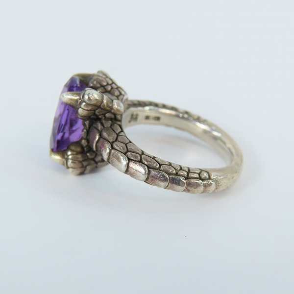 実際に弊社で買取させて頂いたBloody Mary/ブラッディマリー アメジスト リング 13号の画像 2枚目