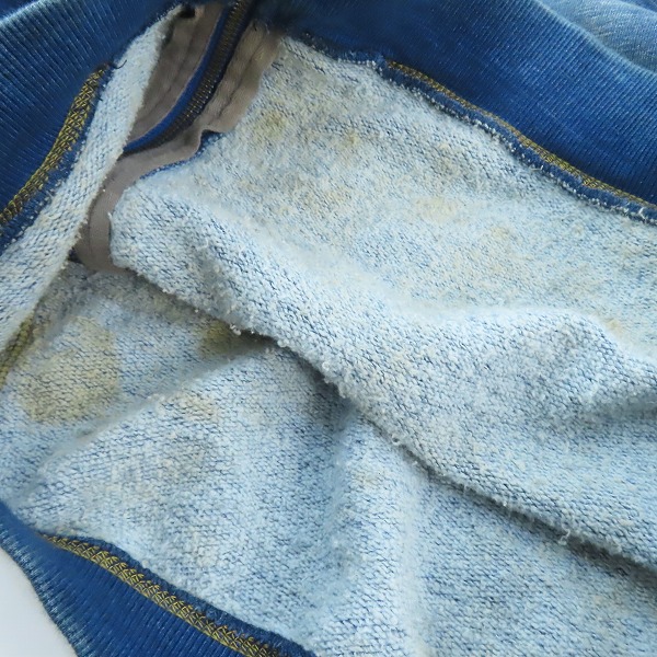 実際に弊社で買取させて頂いたDIESEL/ディーゼル ヴィンテージ加工 ジップアップパーカー /Lの画像 8枚目