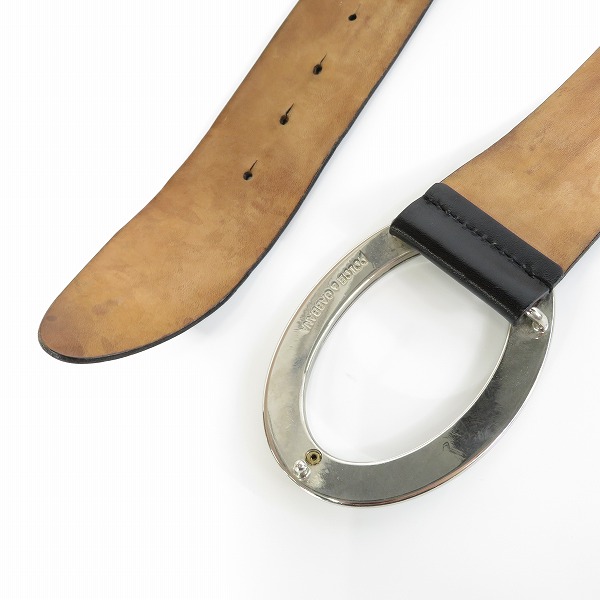 実際に弊社で買取させて頂いたDOLCE & GABBANA/ドルチェ&ガッバーナ レザーベルト/85CM-34INCHの画像 2枚目