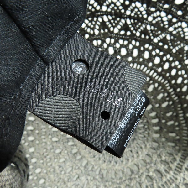 実際に弊社で買取させて頂いたCA4LA/カシラ メッシュ キャスケット/帽子 ブラック SHK00904の画像 6枚目