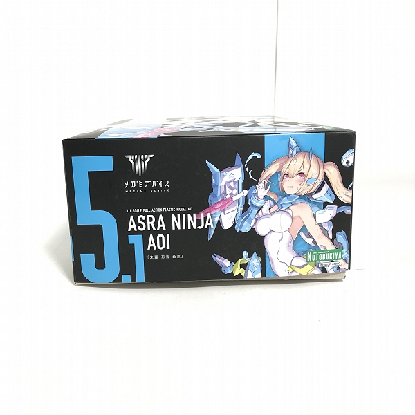 実際に弊社で買取させて頂いた【未組立】KOTOBUKIYA/コトブキヤ メガミデバイス 1/1 朱羅 忍者 蒼衣の画像 5枚目