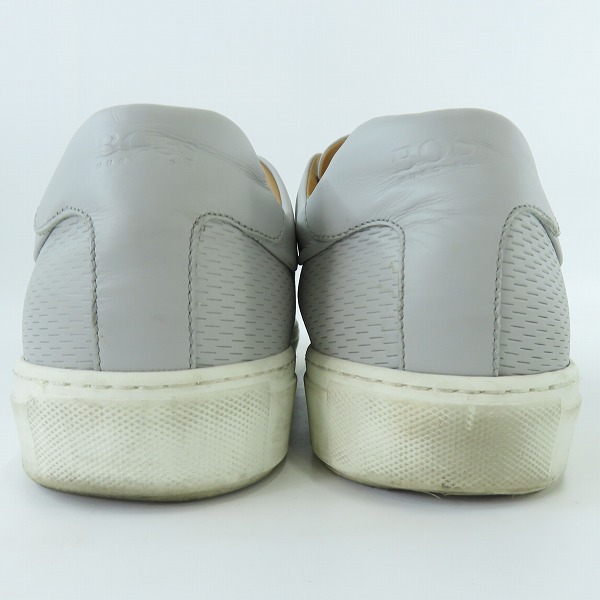 実際に弊社で買取させて頂いたHUGO BOSS/ヒューゴボス Trainers レザー シューズ/スニーカー グレー 50407828/45の画像 1枚目