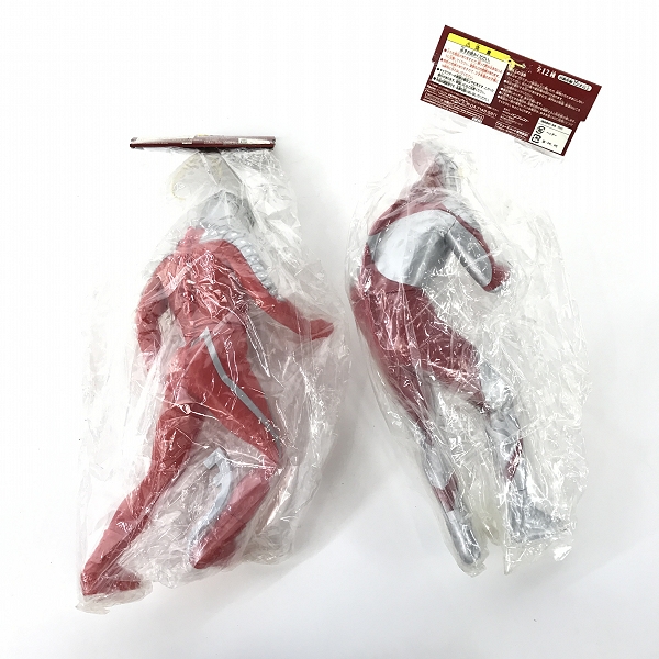 実際に弊社で買取させて頂いた【未開封】バンプレスト ビッグサイズソフビフィギュア ウルトラヒーロー総集編  ウルトラマン/セブン 2点セットの画像 1枚目