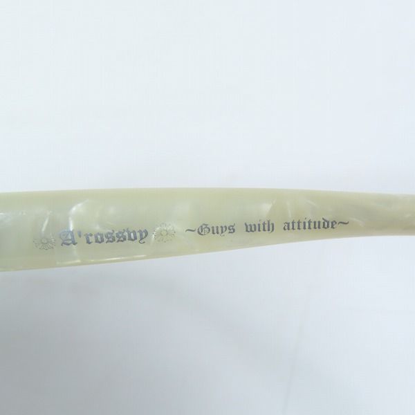 実際に弊社で買取させて頂いたA'rossvy/ロズヴィー シルバー925 パーツ ハーフリム サングラス/アイウェア 209251609の画像 5枚目