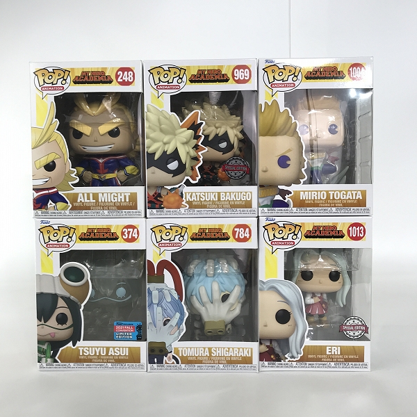 実際に弊社で買取させて頂いた【おまとめ】Funko/ファンコ Pop/ポップ 僕のヒーローアカデミア/ヒロアカ オールマイト/爆豪 等 フィギュア
