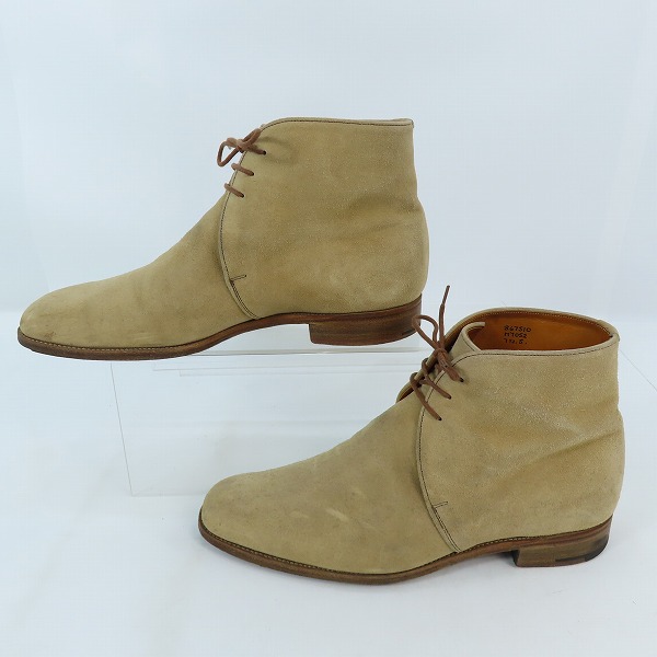 実際に弊社で買取させて頂いたTRICKER'S/トリッカーズ レザー ジョージ/チャッカブーツ スエード M7052/7.5の画像 3枚目