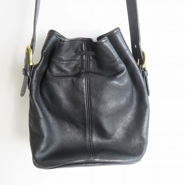 実際に弊社で買取させて頂いたCOACH/コーチ オールドコーチ ヴィンテージ レザー巾着ショルダーバッグ 4151 の画像 1枚目