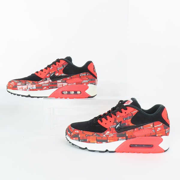 実際に弊社で買取させて頂いた【未使用】NIKE×atmos/ナイキ×アトモス AIR MAX 90 PRNT エアマックス90 AQ0926-001 26.5の画像 3枚目