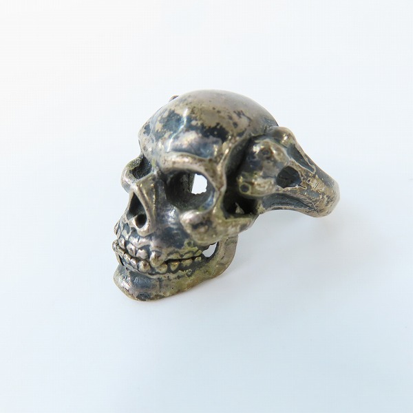 実際に弊社で買取させて頂いたLEATHERS&TREASURES/レザーズ＆トレジャーズ スカル リング 19-19.5号