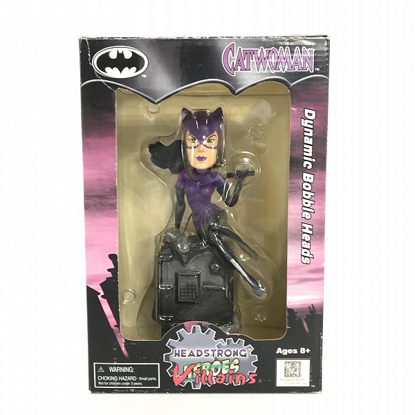 実際に弊社で買取させて頂いたMONOGRAM/モノグラム HEADSTRONG DCコミック バットマン CAT WOMAN/キャットウーマン ボブルヘッド フィギュアの画像 8枚目